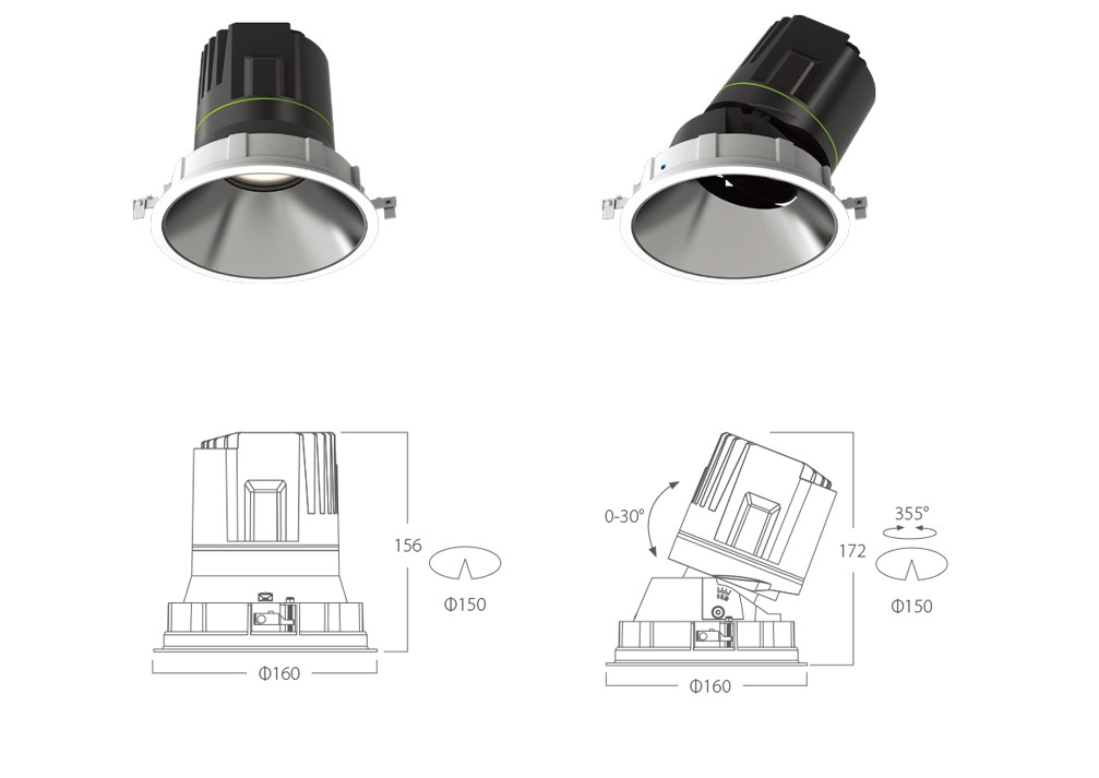 PROLIGHT XXL størrelsesdiagram